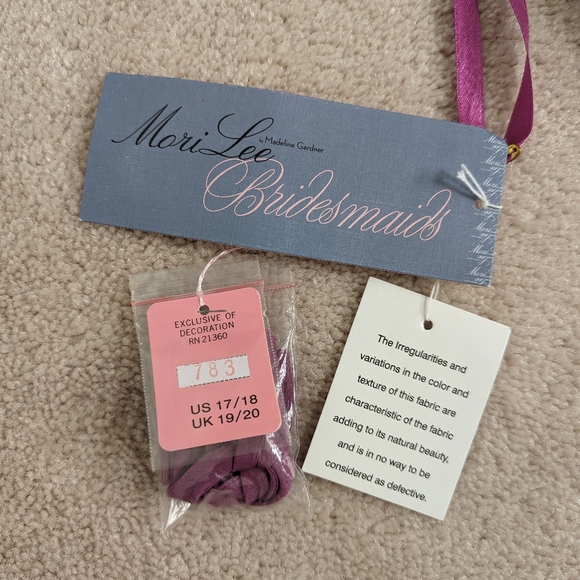 NWT Raspberry Mori Lee Short Formal Dress - Picture 4 of 12